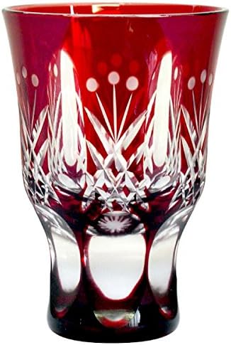 タジマガラス(Tajimaglass) Tajima Üveg Meimi Tamayarai Kedvéért Csésze, Piros