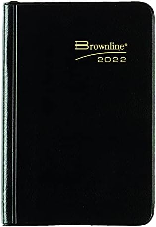 Brownline 2022 Alapvető Heti Pocket Tervező, 12 Hónap, január-December, Tökéletes Kötés, 4 x 2.625, Vegyes Színek (CB404.ASX-22)