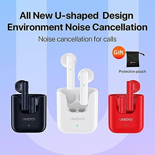 UMIDIGI Vezeték nélküli Fülhallgató, AirBuds U Vezeték nélküli Fejhallgató Mikrofon, Bluetooth 5.1 Fülhallgató in-Ear, Touch