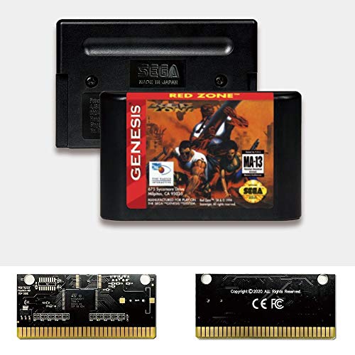 Aditi Red Zone - USA Címke Flashkit MD Electroless Arany PCB Kártya Sega Genesis Megadrive videojáték-Konzol (Régió-Mentes)