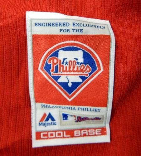 2014-15-ös Philadelphia Phillies Üres Játék Kiadott Piros Mez ST BP 44 780S - Játék Használt MLB Mezek