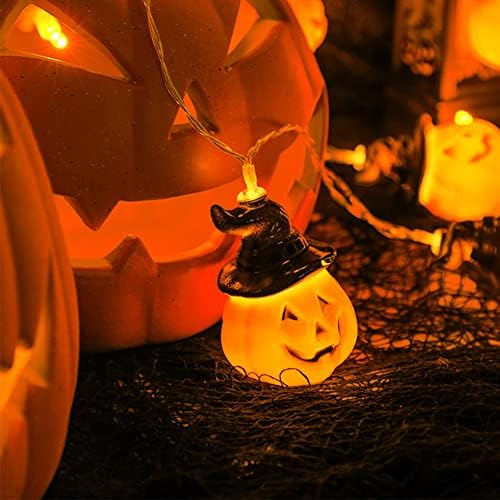 OVV 2Pack Halloween Tök Juhar Levelek String Fények, 20 FT 40 LED-es Őszi Dekorációk, Világítás Beltéri Kültéri Akkumulátoros Hálaadás