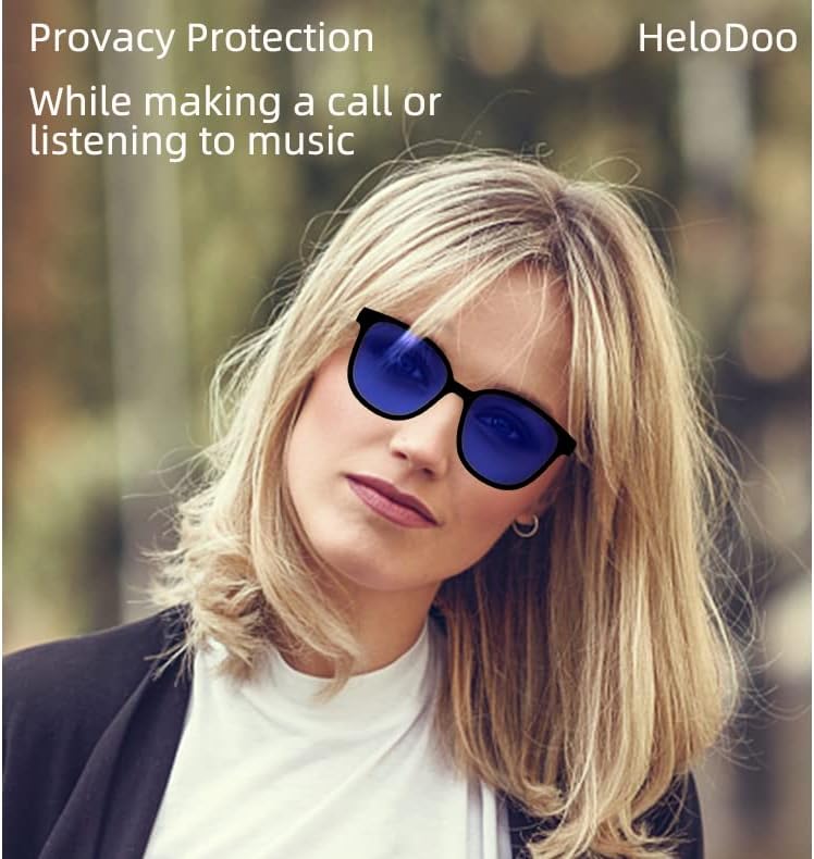 HeloDoo Okos Szemüveg Kettős Bluetooth5.0 Irányított szabadban Sztereó Hangszórók érintőképernyő, Hosszú Akkumulátor élettartam