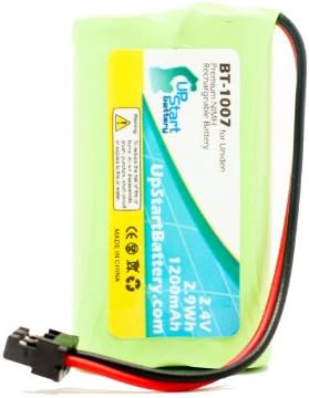 2 Csomag Csere Uniden DECT1588-4 Akkumulátor - Kompatibilis Uniden BT-1007 Vezeték nélküli Telefon Akkumulátor (1200mAh 2,4