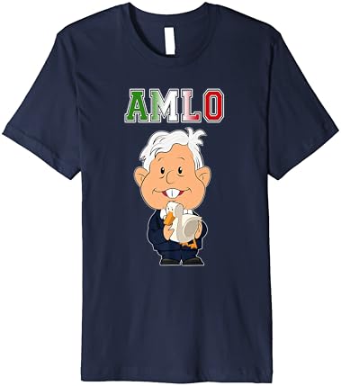AMLO Mexikói Elnök Lopez Obrador Presidente de Mexico Premium T-Shirt