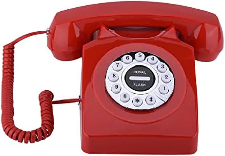 SDFGH Forgó Tárcsa Telefon Vezetékes Retro Telefon a Home Office zajszűrő Vintage Antik Telefon
