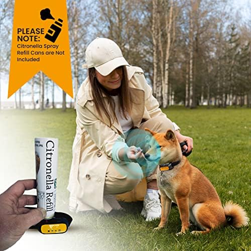 A Pet Parancs 2 az 1-ben Auto Citromfű kéreg távoli kutya kiképző nyakörv Biztonságos, Kíméletes háziállat Anti-bark spray, nyakörv, speciális