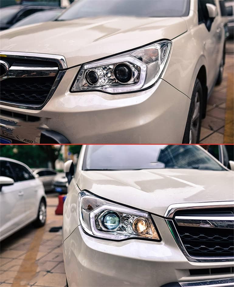 Autók Stílus Fényszóró Subaru Forester 2013 Fényszórók LED lámpa Bi-Xenon Sugár Ködlámpa angel eyes Auto szint (Nem Fényszóró Izzó)