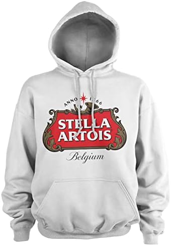 Stella Artois Hivatalosan Engedélyezett Belgium Kapucnis Logó (Fehér)