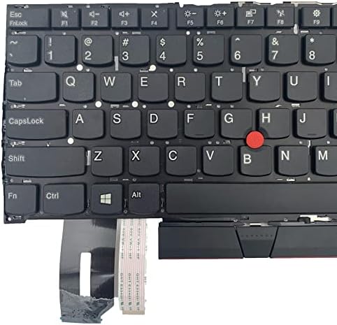 Laptop Csere MINKET Elrendezés Billentyűzet Lenovo Thinkpad T490s T495s SN20R66042 02HM208 02HM280 Fekete