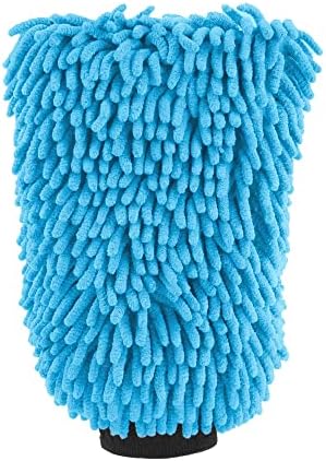 WASH&OSTOROK, Zsenília Prémium karcmentes Mikroszálas szálmentes Mossa Mitt - Rendszeres Méretű, 8 × 10, Kék