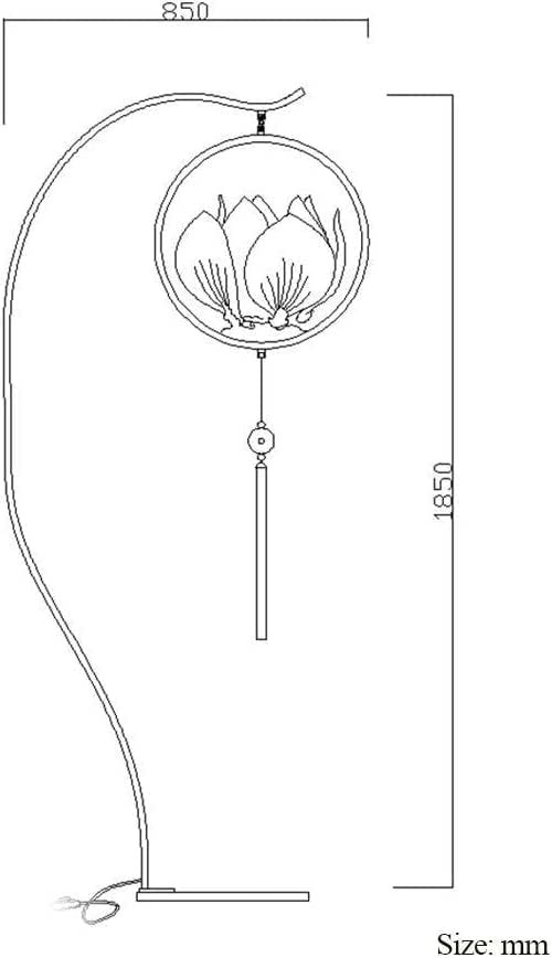 GUAAJA Kínai Stílusú Lotus állólámpa Modern Régi Arc Állandó Lámpa Nappali, Hálószoba Világítás Zen Dekoratív Lámpa