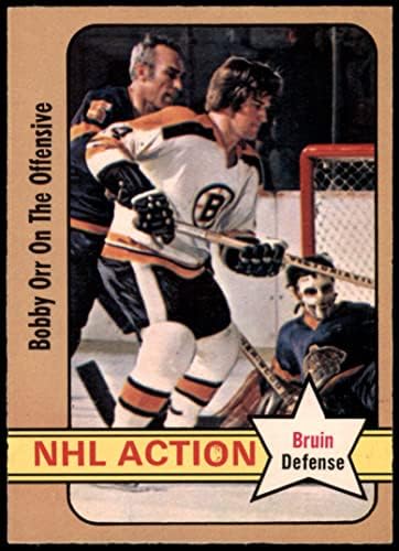 1972 O-Pee-Chee 58 Akció Bobby Orr Bruins (Hoki-Kártya) NM Bruins