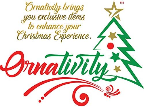 Ornativity Rattan Csillag csúcsdíszt - Karácsonyi Rusztikus LED Fel a csúcsdíszt Dekoráció