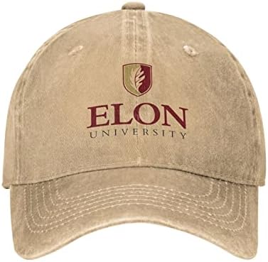 Parndeok Elon University Logo Sapka Állítható Baseball Sapka Pamut, Cowboy Kalap, Divatos, Férfi, Nő