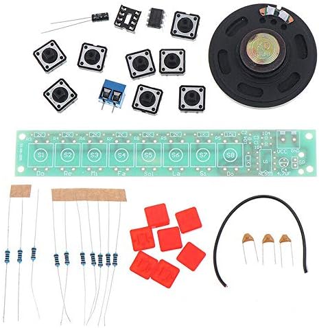 DIY Kit NE555 Alkatrész Elektronika Zongora, Orgona Modul Akkumulátor
