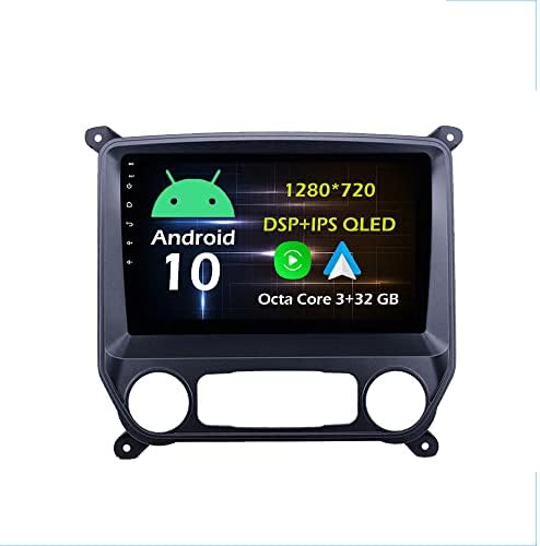 9 3+32GB Android 10 Dash Autó Sztereó Rádió Alkalmas Chevrolet Colorado 2014 15 16 17 18 GPS Navigációs fejegység Carplay Android