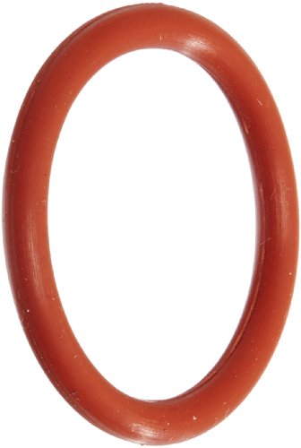 209 Szilikon O-Gyűrű, 70A Durometer, Piros, 11/16 ID 15/16 OD, 1/8 Szélesség (Csomag 100)
