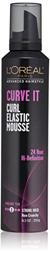 L ' Oréal Paris Speciális Frizura GÖRBE Curl Rugalmas Hab, 8.3 oz. (Csomagolás Eltérőek Lehetnek)