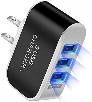 Mllkcao 3-Port USB-adatkábel Head LED Világító Mobiltelefon adatkábel Port Intelligens Multi Port USB Fejét Utazás/NEKÜNK,