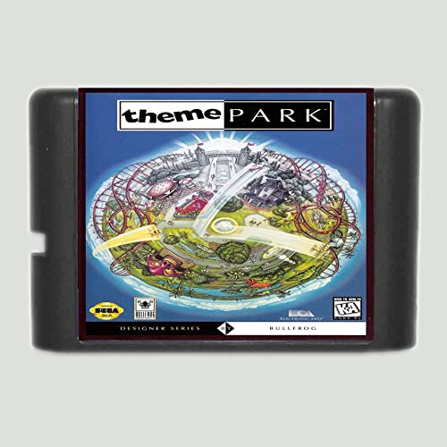 Téma Park 16 bit MD Játék Kártya Sega Mega Drive-Genesis-PAL-J