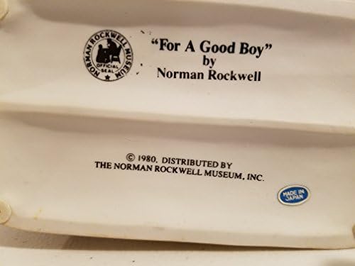Évjárat 1980 Norman Rockwell Múzeum Jó Fiú Porcelán Figura