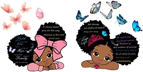 Fekete Lány, Fali Matricák, a Lányok, Hálószoba,Inspiráló Idézet Matricák Afro-Amerikai Lány, Fali Matrica, a Lányok Hálószoba Gyerekek Óvodába