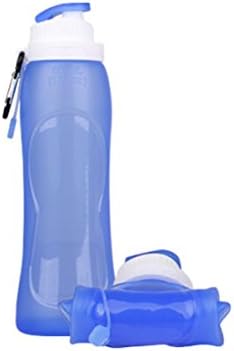 AOOF 500ML Utazási Összecsukható Szilikon Sport Összecsukható vizes Palackot az Outdoor Kemping Túrázás (Szín : Rose)