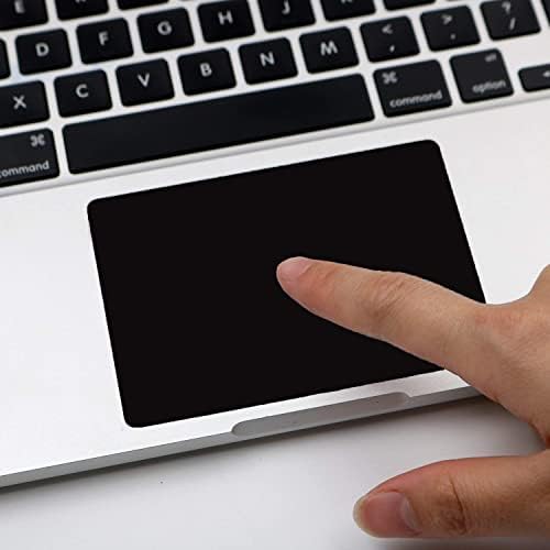 (2 Db) Ecomaholics Prémium Trackpad fólia Apple MacBook Air 13 (Késő 2020) 13.3 hüvelykes Laptop, Fekete Touch pad Fedezze Anti Karcolás Anti