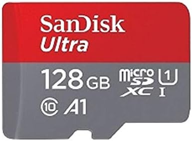 128GB SanDisk Micro SDXC Ultra Memóriakártya Csomag Működik a Samsung Galaxy J4 Mag, M10, M20 mobiltelefon Osztály 10 UHS-1
