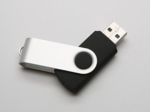 20 512 MB-os Flash Drive - Ömlesztett Pack - USB 2.0 Forgatható Design Fekete