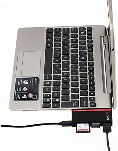 Navitech 2 az 1-ben Laptop/Tablet USB 3.0/2.0 HUB Adapter/Micro USB Bemenet SD/Micro SD Kártya Olvasó Kompatibilis Hp pavilion