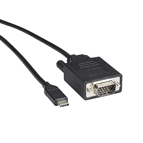 Fekete Doboz, USB-C-VGA Adapter Kábel, 1080p HD, 3ft