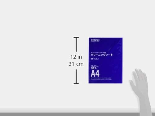 Az EPSON tintasugaras nyomtató tisztítása lap A4-es méret 3 db MJCLS (japán import)