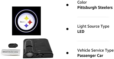 Sporticulture NFL Pittsburgh Steelers LED Lézer Projektor Lámpa Autó Ajtó - LED Projektor Vetíti NFL Csapat Logó a Föld