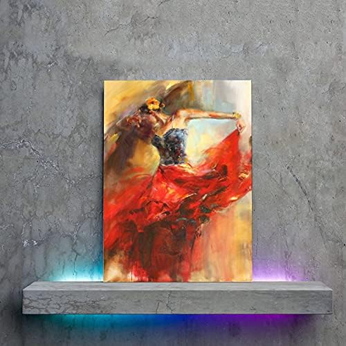 Absztrakt Festmény Balerina Táncol a Lány Wall Art Olaj Painting12x16inch(30x40cm)