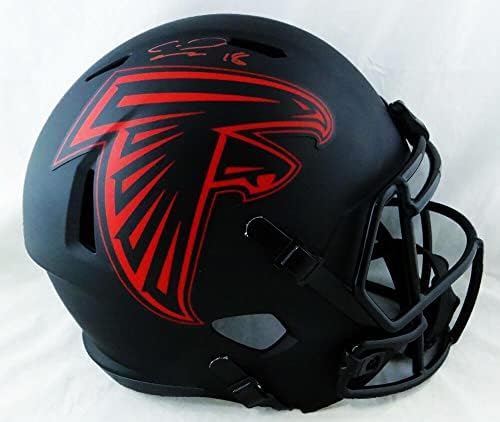 Calvin Ridley Dedikált Atlanta Falcons F/S Napfogyatkozás Sisak - SZÖVETSÉG W Auth *Piros - Dedikált NFL Sisak