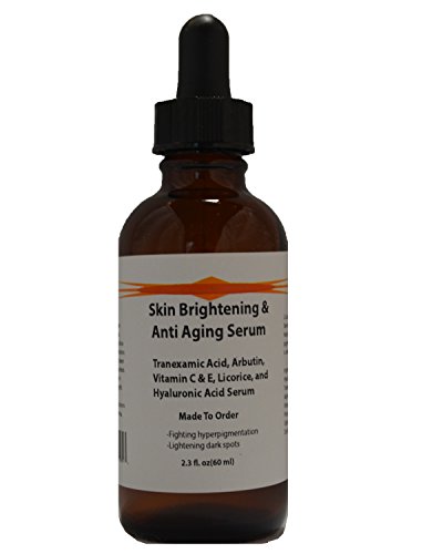 A bőr Öregedés & Anti Aging Szérum Tranexamic Acid, Arbutin, Édesgyökér, hialuronsav (2.3 oz)