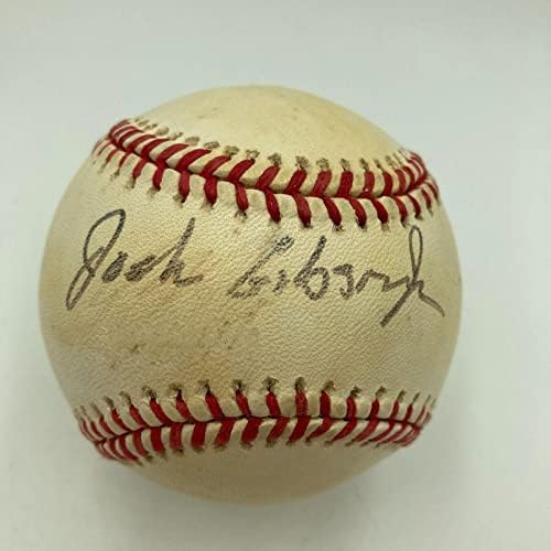 Josh Gibson Ifjabb Aláírt Hivatalos Major League Baseball Néger Liga Legenda SZÖVETSÉG - Dedikált Baseball