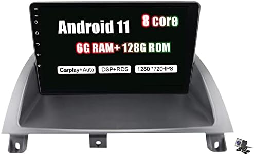 PLOKM 9 - es érintőképernyő Android 11 Autó Hifi,Carplay RDS AM Autó Rádió MG3 2010- Támogatás Kormánykerék Vezérlés DAB+ OBD