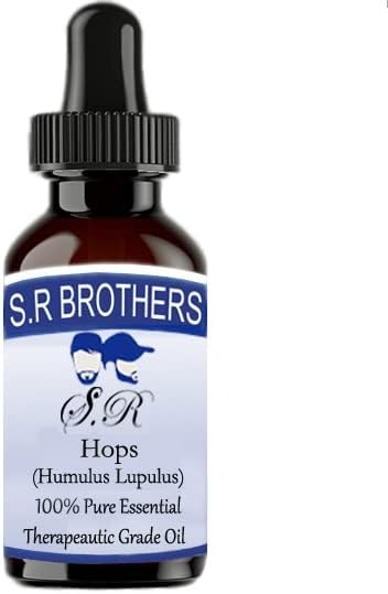 S. R Testvérek Komló (Humulus Lupulus) Pure & Natural Therapeautic Minőségű illóolaj Cseppentő 50ml