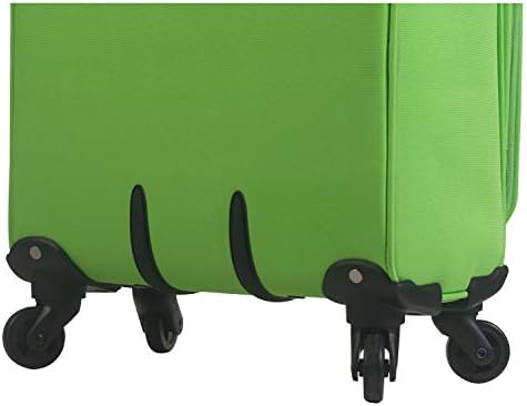 Mia Toro Olaszország Civetta Softside Spinner Bőrönd 3 Darabos Készlet, Zöld, Egy Méret