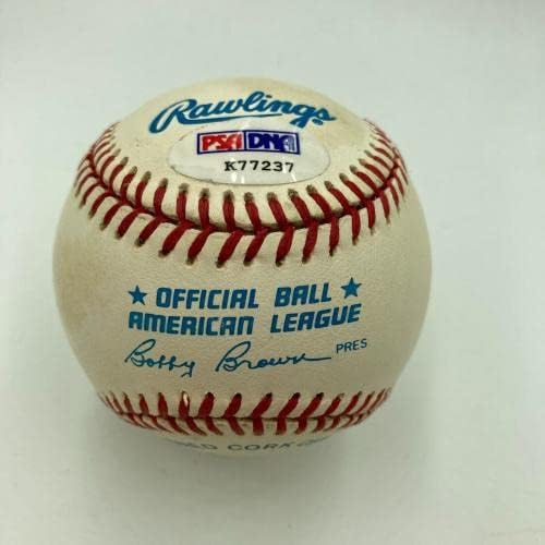 Gyönyörű Joe Dimaggio Aláírt Amerikai profi Baseball-Liga A PSA DNS-COA - Dedikált Baseball