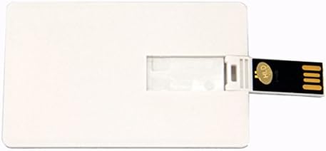Wafer USB-Bussiness Kártya pendrive Üres DIY Memory Stick Nagykereskedelmi Tömeges Csomag 10 (1 GB, Fehér)