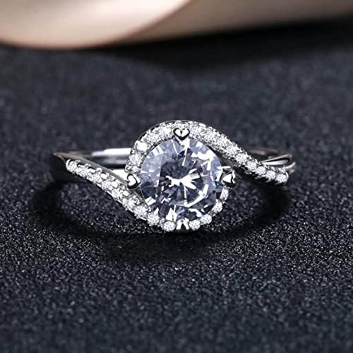 2023 Új Szerelmi Kapcsolat Gyűrű, Eljegyzési Gyűrű Ajándék Nőknek Ajándékot Neki Pár Gyűrűk Víziló Gyűrű (Ezüst, Egy Méret)