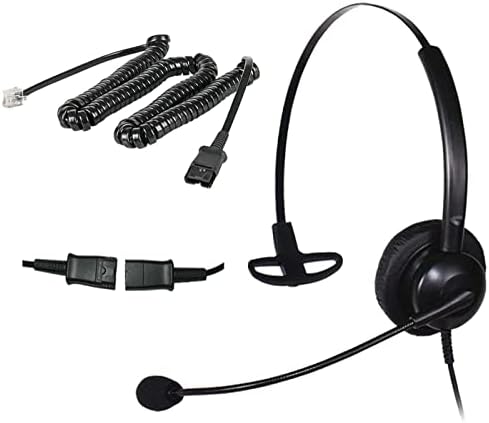 Telefon Headset zajszűrős Mikrofon Kompatibilis Vezetékes Deskphones Polycom Avaya Plantronics a Nortel Aastra Fanvil AudioCodes