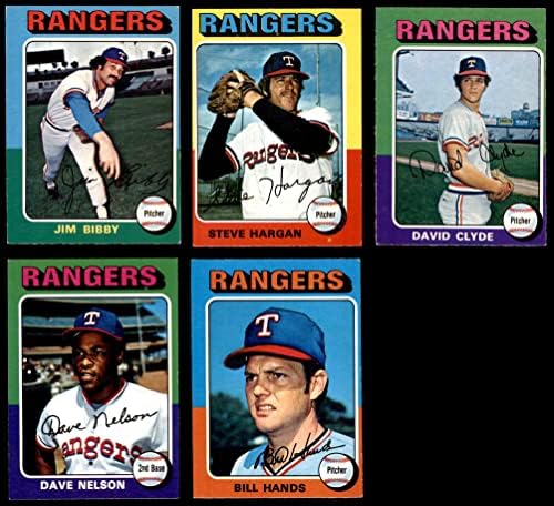 1975 O-Pee-Chee Texas Rangers Közelében Csapat Állítsa be a Texas Rangers (Set) EX+ Rangers