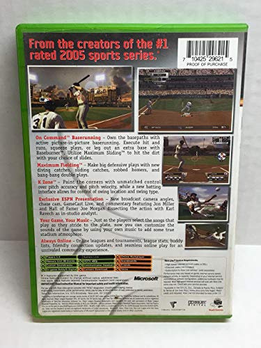 Major League Baseball 2K5 - Xbox (Felújított)