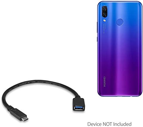 BoxWave Kábel Kompatibilis a Huawei Nova 3 (Kábel által BoxWave) - USB Bővítő Adapter, Hozzá Csatlakoztatott USB Hardver, hogy