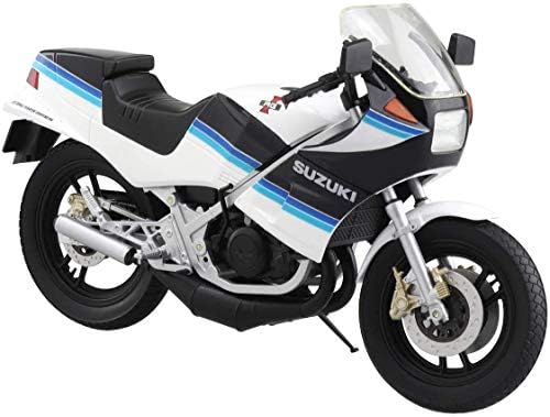 青島文化教材社(AOSHIMA) a Skynet RG250 Suzuki 1/12 Teljes Motorkerékpár Kék Fehér x